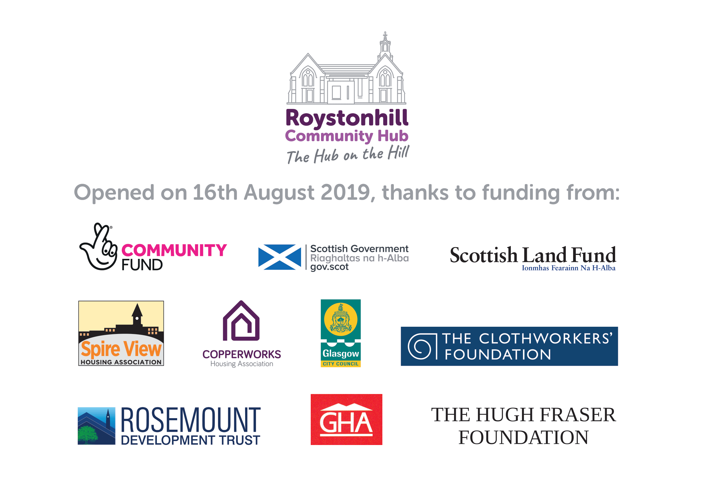 Roystonhill Community Hub Funders Board